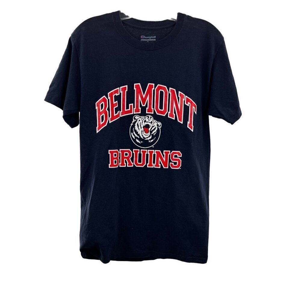 Champion Women's Belmont Bruins Short Sleeve T-Shirt Blue/Multi Size Small